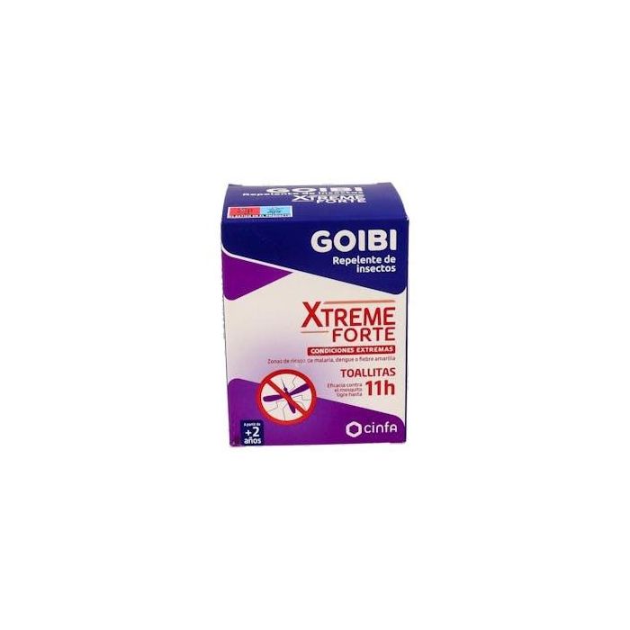 GOIBI Xtreme Antimosquitos Tropical 16 Toallitas