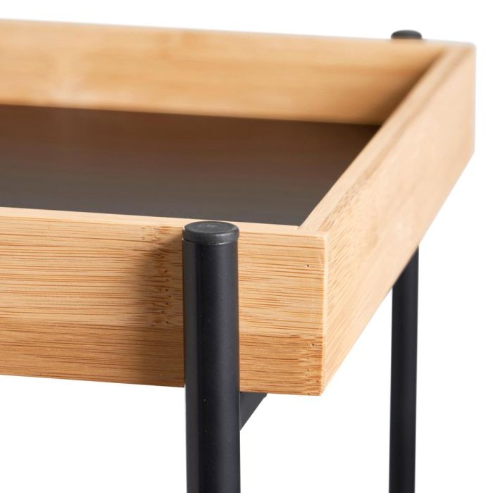 Day Mesa Camarera 45X38 con Freno en Ruedas, Altura 58.5 cm, 2 Bandejas 45x34 cm 4