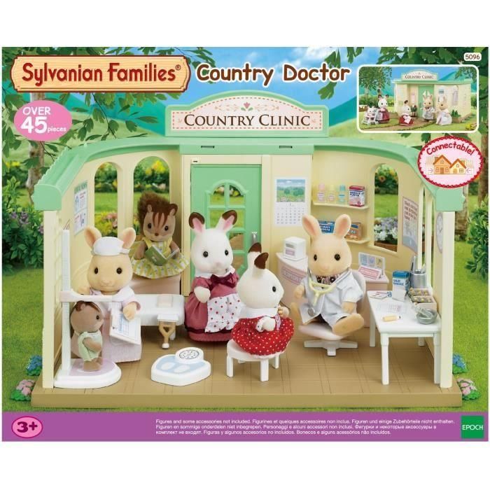 Sylvanian Families 5096 Consultorio médico. Set de juguete con mostrador, cama y más de 30 accesorios para niñas a partir de 4 años. Sylvanian Families 5096 Consultorio médico. Set de juguete con mostrador, cama y más de 30 accesorios para niñas a partir de 4 años.