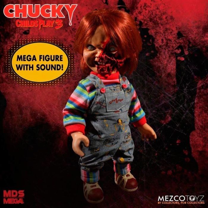 Figura Chucky El Muñeco Diabolico 3 Cara Pizza parlante 38cm ingles 1 Figura Chucky El Muñeco Diabolico 3 Cara Pizza parlante 38cm ingles 1
