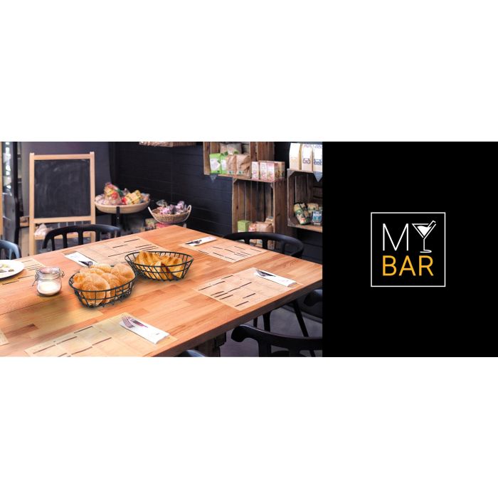 Panera Oval Metal My Bar 23x16.5x5.5 cm (12 Unidades) 1 Panera Oval Metal My Bar 23x16.5x5.5 cm (12 Unidades) 1