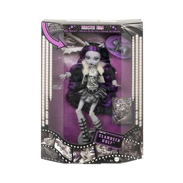 Mattel Muñeca Monster High Reel Drama Clawdeen en Blanco y Negro Mattel Muñeca Monster High Reel Drama Clawdeen en Blanco y Negro