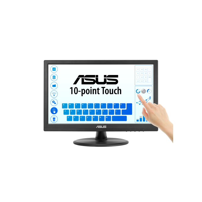 Asus Vt169He Monitor Táctil, 16", Fhd 1920X1080, Ips, Frameless 4