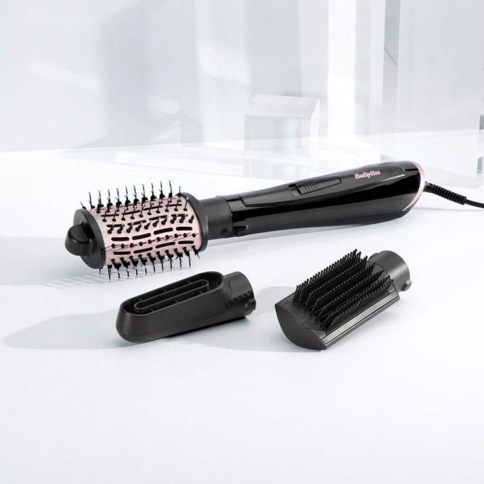 Babyliss AS128E Cepillo de Aire Caliente Style Smooth 1000W Iónico con 3 Accesorios: Secar, Alisar, Voluminizar. Antiencrespamiento + Bolsa de Viaje 6 Babyliss AS128E Cepillo de Aire Caliente Style Smooth 1000W Iónico con 3 Accesorios: Secar, Alisar, Voluminizar. Antiencrespamiento + Bolsa de Viaje 6