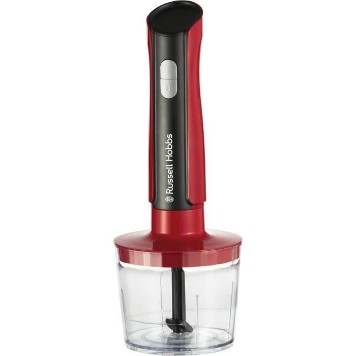Batidora de mano - RUSSEL HOBBS - Desire Red - 500 W - 2 velocidades + Pulse - Roja 1 Batidora de mano - RUSSEL HOBBS - Desire Red - 500 W - 2 velocidades + Pulse - Roja 1