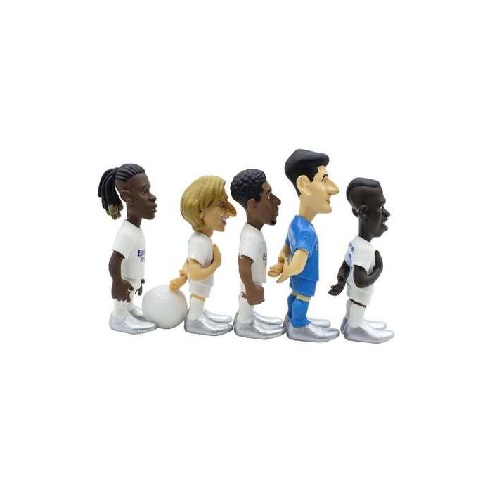 Pack minix con 5 figuras real madrid c.f 7 cm - modelos surtidos 4