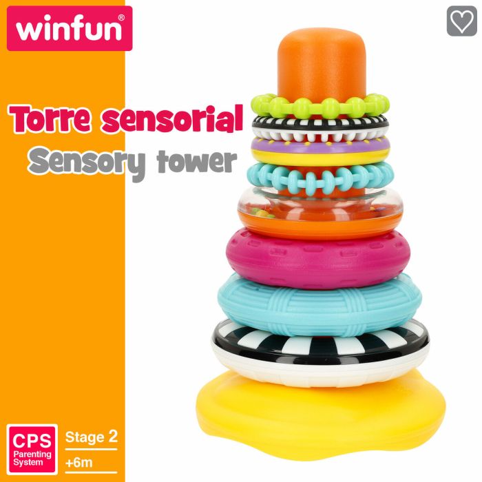 Bloques Apilables Winfun 13 x 20 x 13 cm (6 Unidades) 5 Bloques Apilables Winfun 13 x 20 x 13 cm (6 Unidades) 5