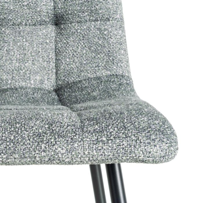 Silla Jaspeado Verde Tejido-Metal 44 X 52 X 86 cm