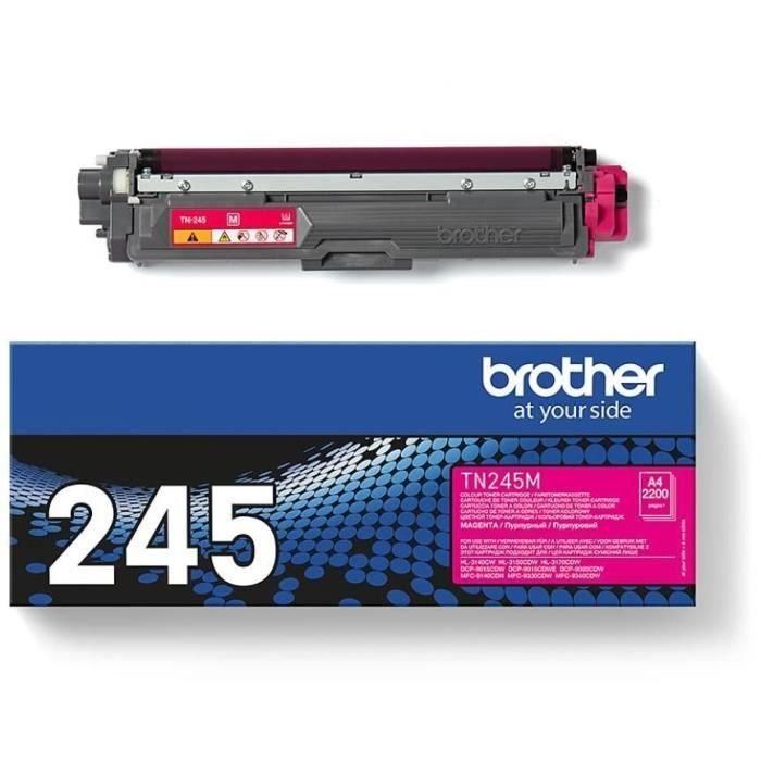 Toner Brother Tn-245M 2200 Pag Hl3140Cw-3150Cdw-3170Cdw Dcp9020Cdw-Mfc9140Cdn -9330Cdw-9340Cdw Magenta 2