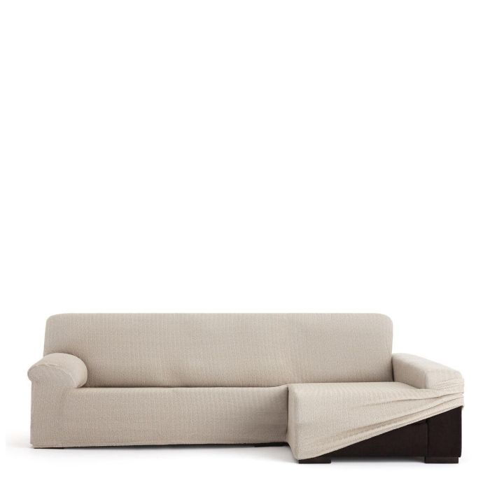 Funda para chaise longue de brazo largo derecho Eysa JAZ Beige 180 x 120 x 360 cm 1