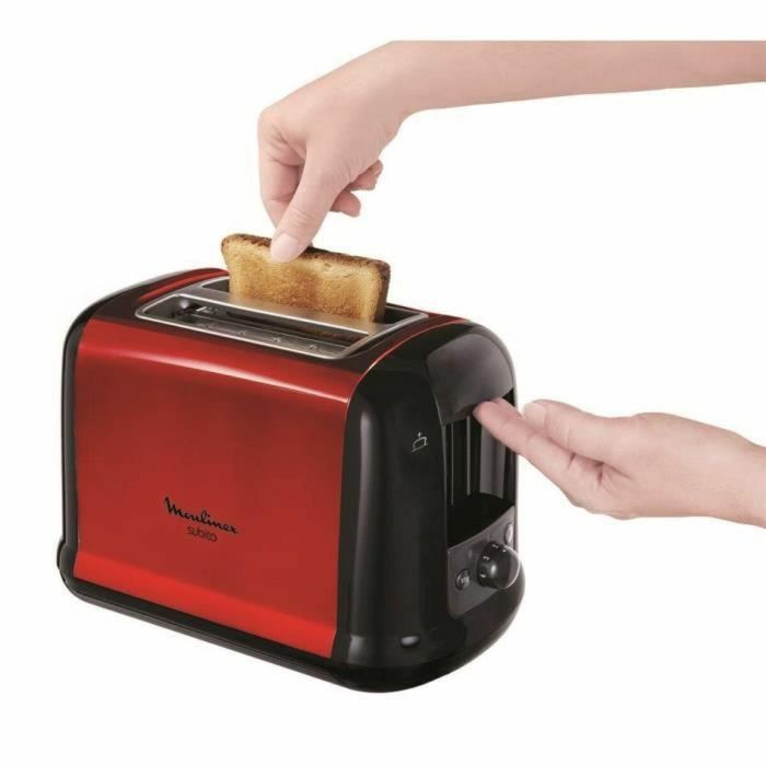 Tostadora Subito MOULINEX - LT260D11 - 2 ranuras - Rojo 1 Tostadora Subito MOULINEX - LT260D11 - 2 ranuras - Rojo 1