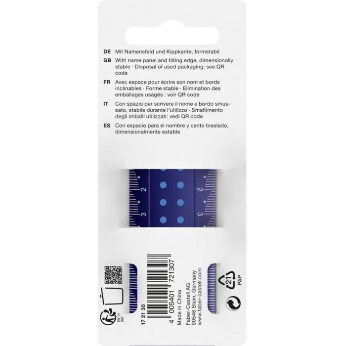 FABER-CASTELL Lineal 30 cm Dots bruchsicher 0 FABER-CASTELL Lineal 30 cm Dots bruchsicher 0