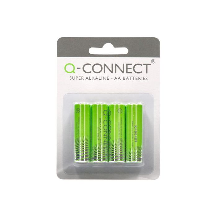 Pila Q-Connect Alcalina Aa Blister Con 4 Unidades 1