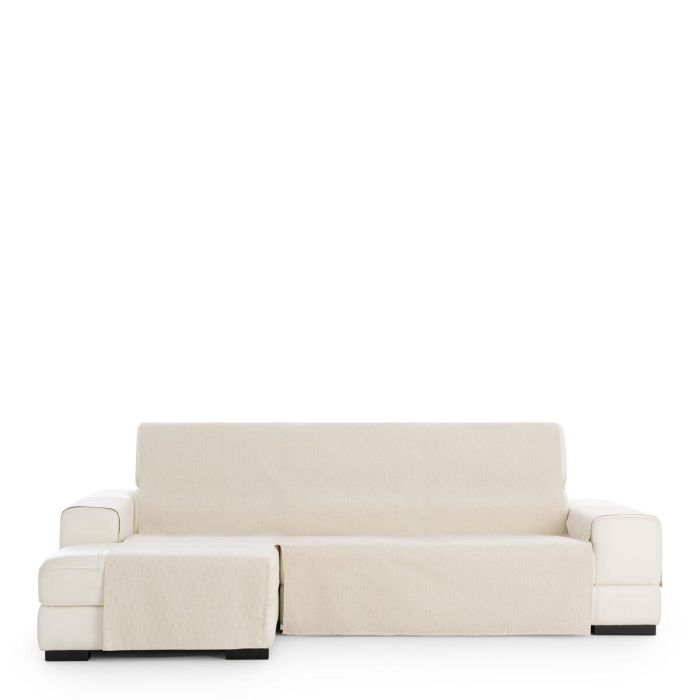 Funda para chaise longue de brazo corto izquierdo Eysa AQUA Beige 100 x 110 x 290 cm