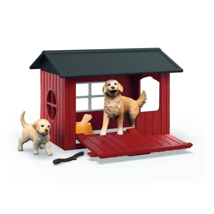 Schleich 42722 Caja para Caseta de Perros con Golden Retriever Farm World para Niños a partir de 4 Años 1 Schleich 42722 Caja para Caseta de Perros con Golden Retriever Farm World para Niños a partir de 4 Años 1