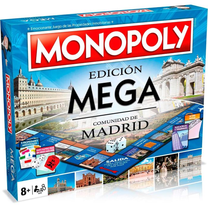 Eleven Force B6743 Monopoly Mega Edición Regional Madrid - Juego de Mesa Familiar para +8 años 1 Eleven Force B6743 Monopoly Mega Edición Regional Madrid - Juego de Mesa Familiar para +8 años 1