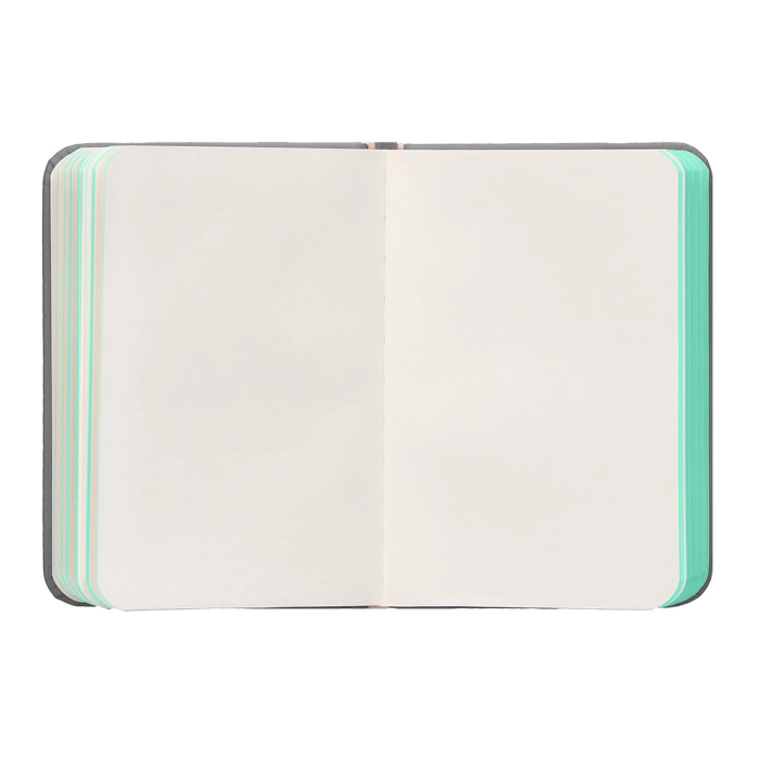 Antartik Cuaderno A7 Tapa Dura Hojas Lisas Gris y Turquesa 80 Hojas 80 gr FSC 7 Antartik Cuaderno A7 Tapa Dura Hojas Lisas Gris y Turquesa 80 Hojas 80 gr FSC 7