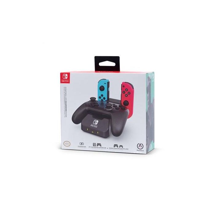 Power A 1525991-01 HUB de Carga para Nintendo Switch y Mandos Pro, Compatible con Joy-Cons y Mandos Inalámbricos PowerA 9