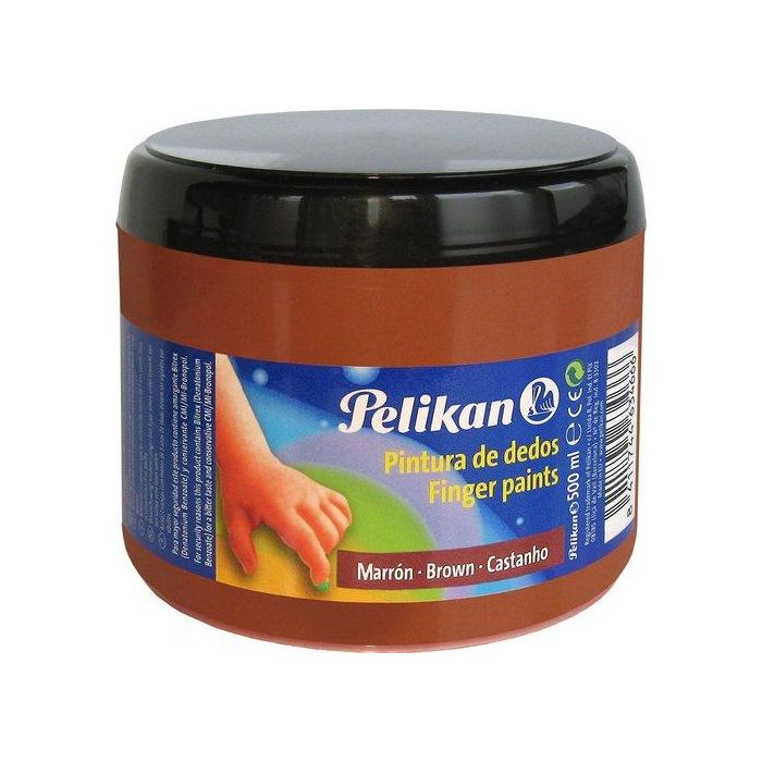 Pintura De Dedos Pelikan 500 Ml (Bote) Nº190 Siena Tostada