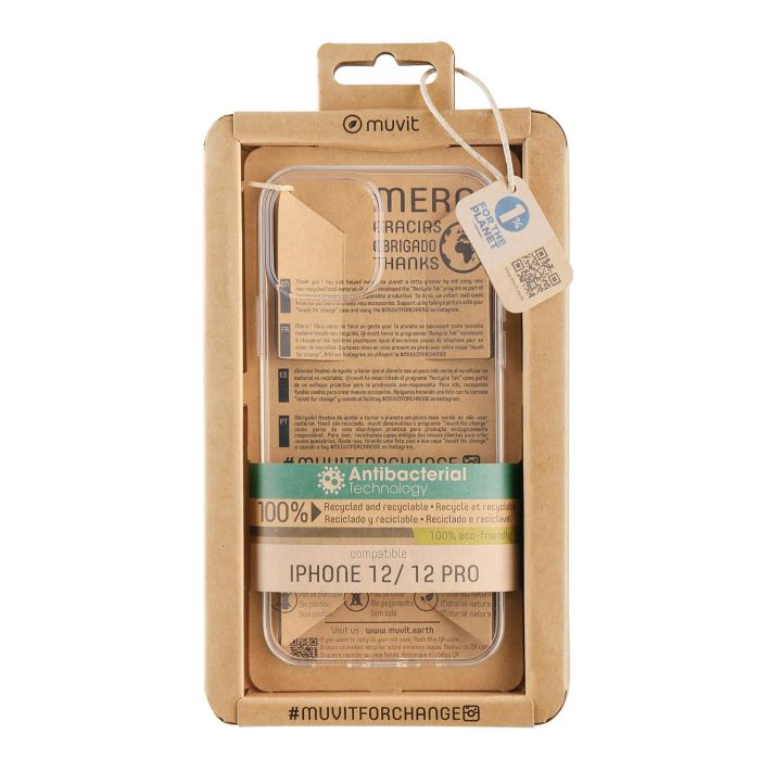 Funda Muvit Recycletek Antibacteriana Apple Iphone Funda Muvit Recycletek Antibacteriana Apple Iphone