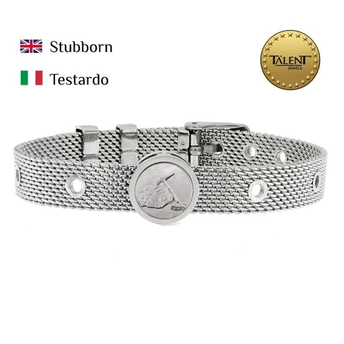 Pulsera Unisex Stubborn Talent Jewels TJA-5-11-03-1-235 Plateado 1 Pulsera Unisex Stubborn Talent Jewels TJA-5-11-03-1-235 Plateado 1
