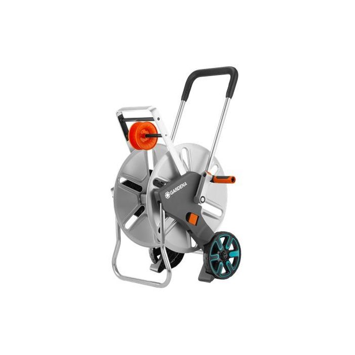 Gardena AquaRoll L Easy Enrollador de Manguera con Ruedas y Tambor Metálicos. Capacidad 100m (Ø13mm) / 80m (Ø15mm). Estable 2 Gardena AquaRoll L Easy Enrollador de Manguera con Ruedas y Tambor Metálicos. Capacidad 100m (Ø13mm) / 80m (Ø15mm). Estable 2