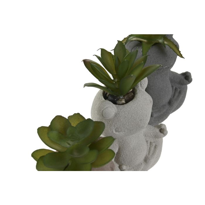 Planta Shabby DKD Home Decor Marron Gris Claro 5 x 11 x 8.5 cm (24 Unidades) 2 Planta Shabby DKD Home Decor Marron Gris Claro 5 x 11 x 8.5 cm (24 Unidades) 2