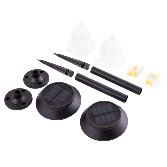 Pack 2 Baliza LED Solar IP65 40.000H [LUM-XSD] Iluminación Jardín Exterior