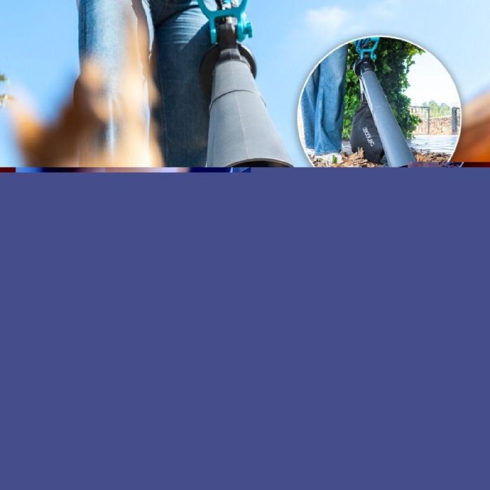 Cecotec Soplador y aspirador hojas AirForce 3300 Crush&Go 3300W, 40L, 270km/h, 3 en 1 1