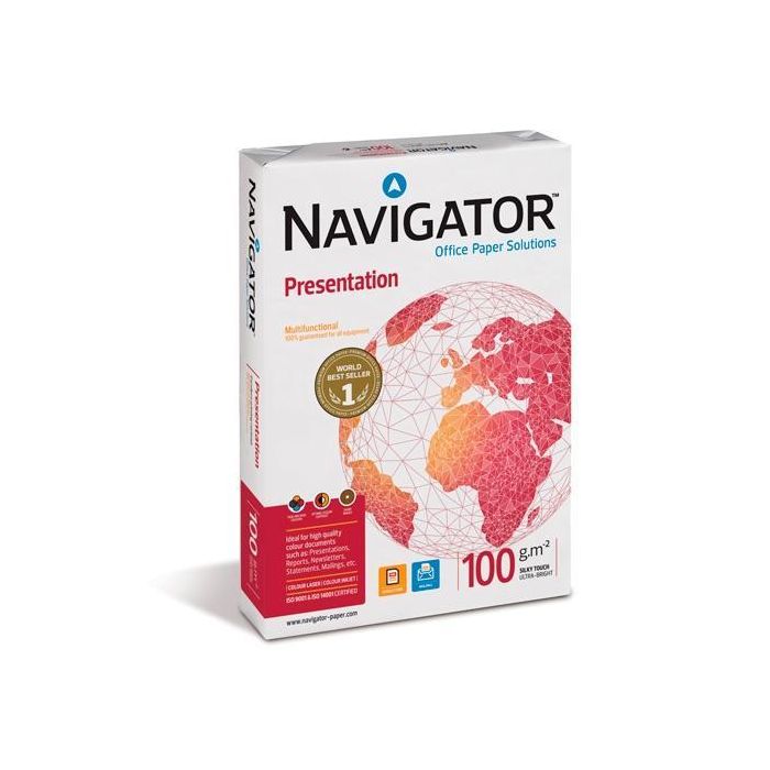 Navigator A4 100 gr Universal -5 Paquetes-