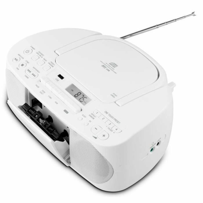 Medion MED4061275066371 Radio CD K7 FM con 2x3W RMS en Blanco 5 Medion MED4061275066371 Radio CD K7 FM con 2x3W RMS en Blanco 5