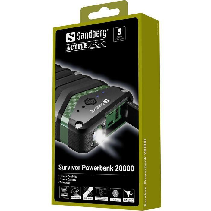 Sandberg Survivor Powerbank 20000 6 Sandberg Survivor Powerbank 20000 6