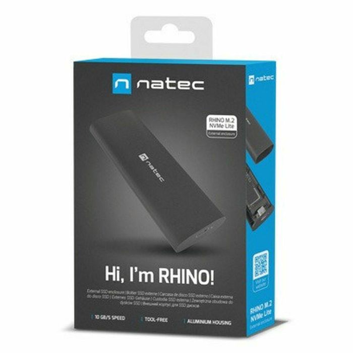 NATEC NKZ-2286 Caja Externa para Unidad de Estado Sólido (SSD) M.2, 10 Gbit/s USB Tipo C, 10 TB Max., Negra 4 NATEC NKZ-2286 Caja Externa para Unidad de Estado Sólido (SSD) M.2, 10 Gbit/s USB Tipo C, 10 TB Max., Negra 4