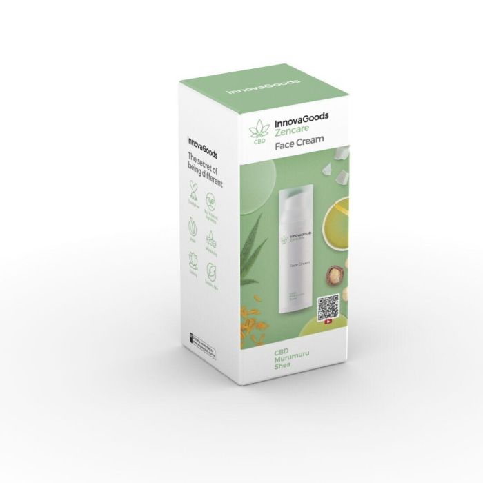 Crema Facial Hidratante CBD Zencare InnovaGoods 50 ml 1