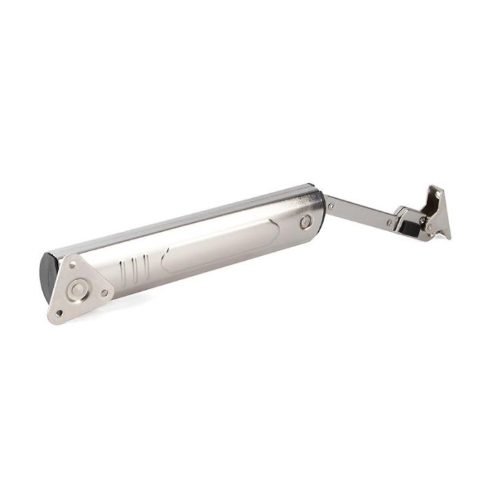 HERRAJES ALK Kora Mecanismo Elevador Ascendente para Muebles de Cocina y Salón, Puertas Madera/Aluminio con Enganches CLIP Níquel