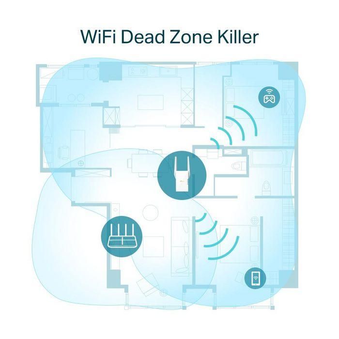 Repetidor Inalámbrico TP-Link RE605X/ WiFi 6/ 1800Mbps/ 2 Antenas 3 Repetidor Inalámbrico TP-Link RE605X/ WiFi 6/ 1800Mbps/ 2 Antenas 3