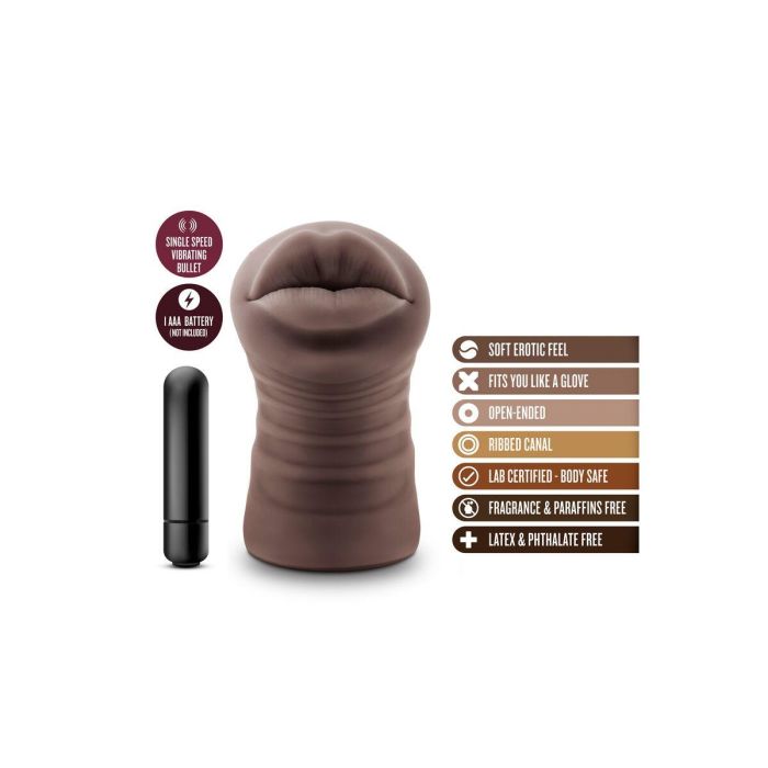 Masturbador Masculino Blush Hot Chocolate Renee Marrón 1 Masturbador Masculino Blush Hot Chocolate Renee Marrón 1
