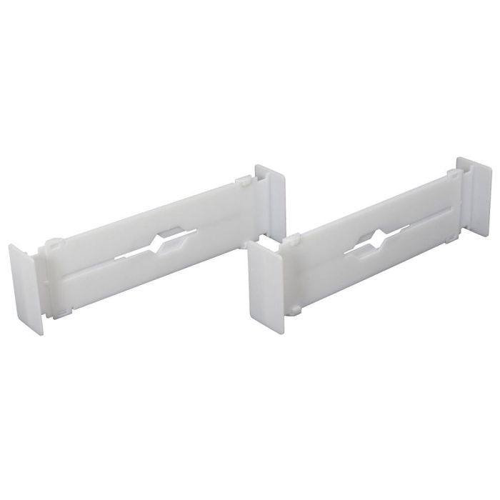 Juego de 2 Separadores de Cajón Extensibles de Polipropileno 2