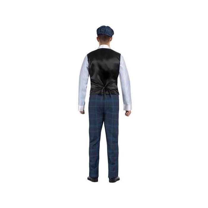 Disfraz gánster irlandés gorra, camisa con chaleco y cadena, corbata con pasador y pantalón talla s 2 Disfraz gánster irlandés gorra, camisa con chaleco y cadena, corbata con pasador y pantalón talla s 2