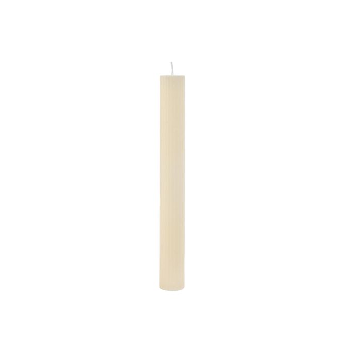 DKD Home Decor Vela Básicos de Cera Crudo, Set de 4 Velas Decorativas (Pack de 3, Total 12 Unidades) - 2.75 x 23 x 2.75 cm 1