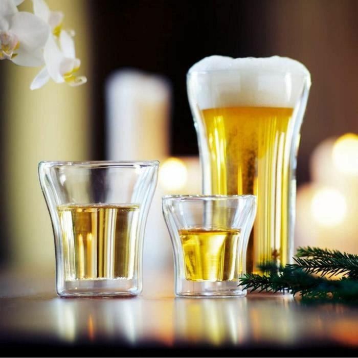 Juego de 2 vasos - BODUM - Assam - Doble pared - 0,2 l - Transparente 2 Juego de 2 vasos - BODUM - Assam - Doble pared - 0,2 l - Transparente 2