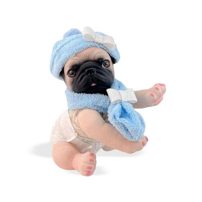 Anireal perro pug canela ref: 60110-24 35 cm Anireal perro pug canela ref: 60110-24 35 cm