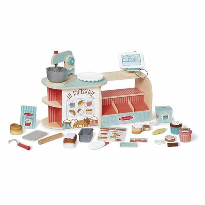 Pasteleria - panaderia con 39 piezas melissa & doug 59x24x24 cm