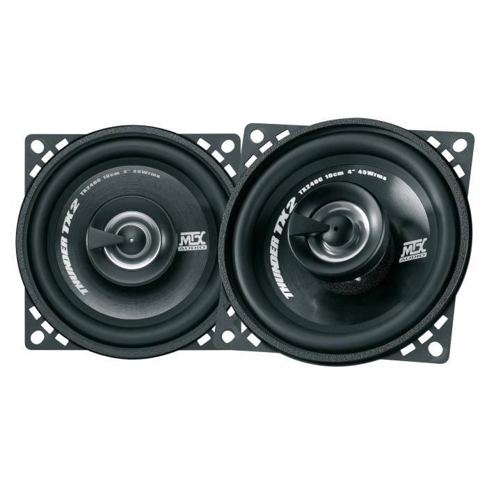 MTX TX240C Altavoz coaxial 2 vías Ø10cm 45W RMS 180W Pico 4 Ohm con membrana de polipropileno y suspensión de goma