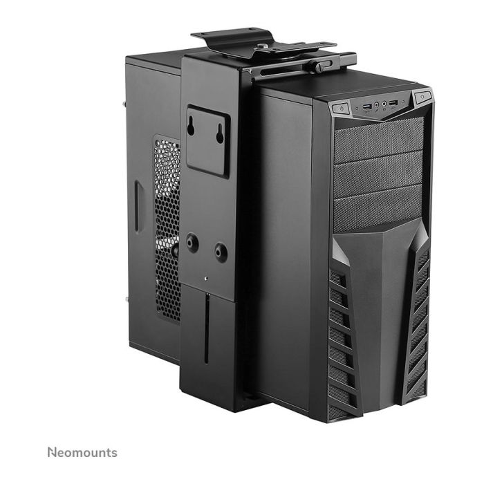 Neomounts NM-CPU100BLACK Soporte CPU/PC Bajo Mesa, Max 10 kg, 360° Giratorio, H:30-53 cm, W:9-20 cm, Universal, Negro 16 Neomounts NM-CPU100BLACK Soporte CPU/PC Bajo Mesa, Max 10 kg, 360° Giratorio, H:30-53 cm, W:9-20 cm, Universal, Negro 16
