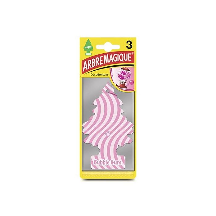 Ambientador para Coche Arbre Magique Pino Chicle (3 uds) 2 Ambientador para Coche Arbre Magique Pino Chicle (3 uds) 2