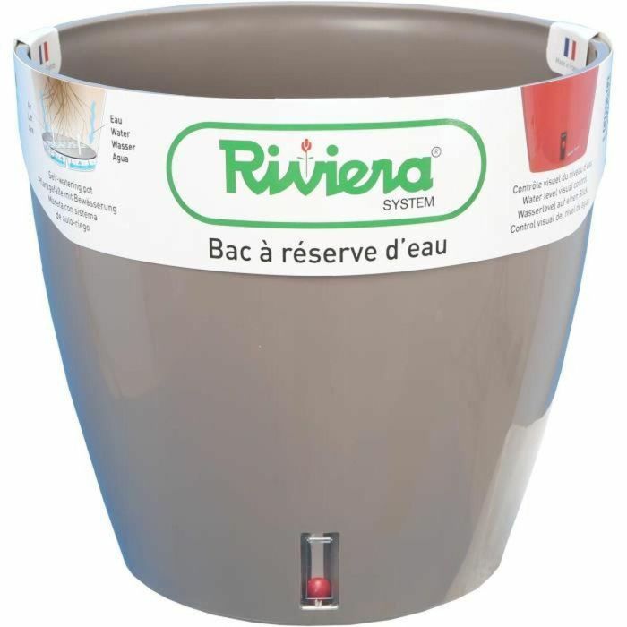 Riviera Depósito de agua Redondo Ø 36 x H 33 cm Taupe