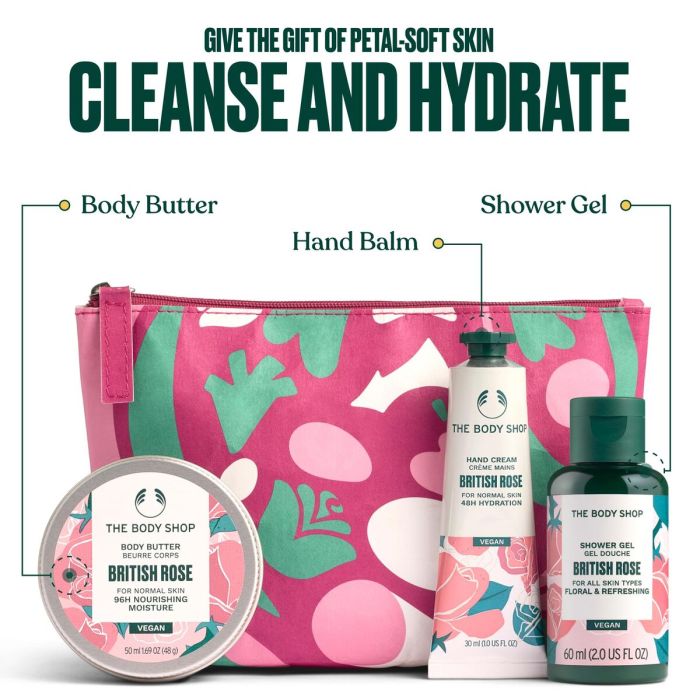 Set de Cosmética Mujer The Body Shop BRITISH ROSE 2