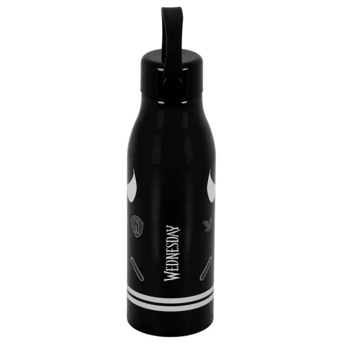 Wednesday Miércoles Botella Reutilizable Varsity Negro 0,75L Aluminio 0 Wednesday Miércoles Botella Reutilizable Varsity Negro 0,75L Aluminio 0