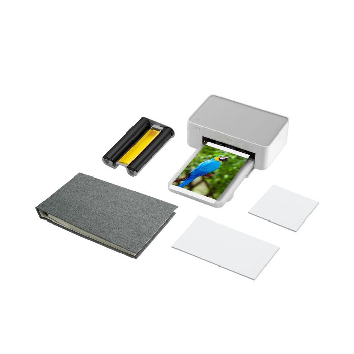 Xiaomi 1S Set Impresora de Fotos Instantánea Térmica por Sublimación Wi-Fi 300x300 DPI - Papel 10x15cm y 3"